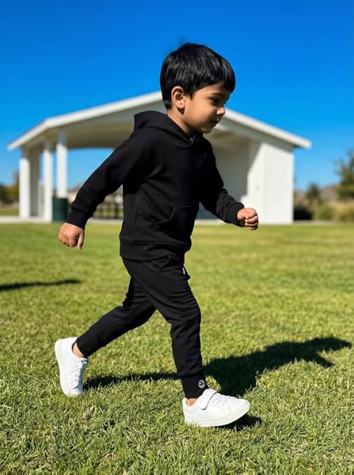 Premium Boy Hoodie Sweatshirt & Pant Set | Age 12M-5Y | Cotton Hoodie T-Shirt Jogger Trackpant Clothing Set for Boys | Ultra Soft & Stylish | Gentle on Skin - Image 2