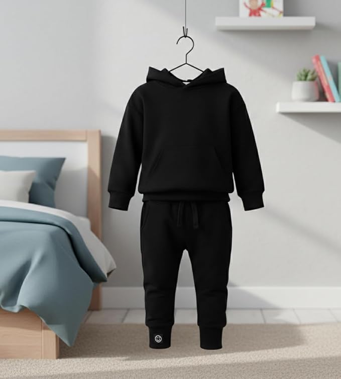 Premium Boy Hoodie Sweatshirt & Pant Set | Age 12M-5Y | Cotton Hoodie T-Shirt Jogger Trackpant Clothing Set for Boys | Ultra Soft & Stylish | Gentle on Skin - Image 5